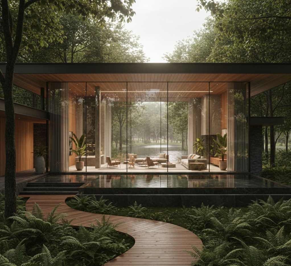 Luxury cabin in nature